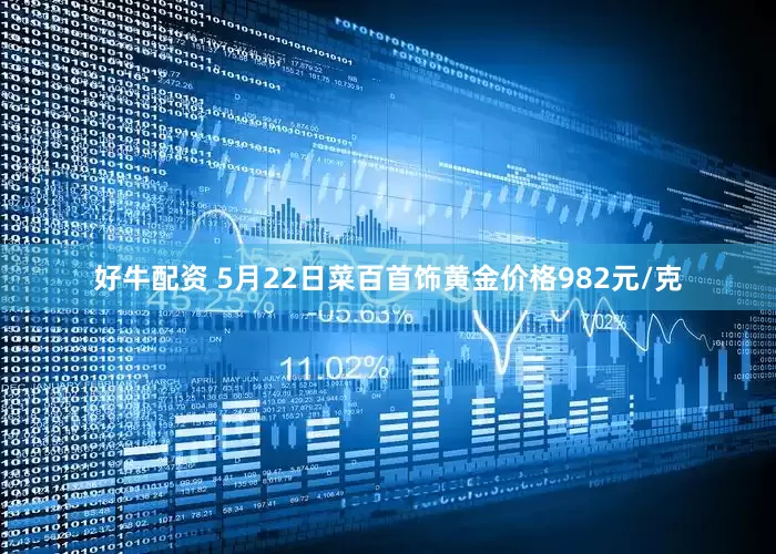 好牛配资 5月22日菜百首饰黄金价格982元/克
